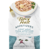 Purina Fancy Feast Appetizers Grain Free Wet Cat Food Complement Light Meat Tuna Appetizer with a Scallop Cat Food Topper