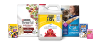 A selection of products from Purina.com