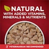Natural with added vitamins, minerals & nutrients