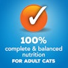 one hundred percent complete and balanced nutrition for adult cats