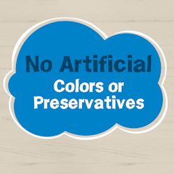 No artificial colors or preservatives
