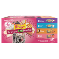 Friskies Surfin' & Turfin' Paté Favorites Wet Cat Food 32 Ct Variety Pack