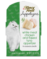 White meat chicken and shredded beef appetizer