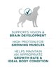 apoya el desarrollo de la visión y el cerebro