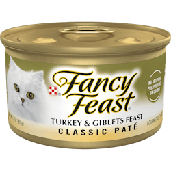 Fancy Feast Classic Paté Turkey & Giblets Feast Gourmet Wet Cat Food