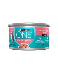 Purina ONE Healthy Kitten Chicken and Salmon Recipe Wet Cat Food