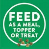 Feed as a meal, topper or treat