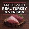Made with real turkey & vension
