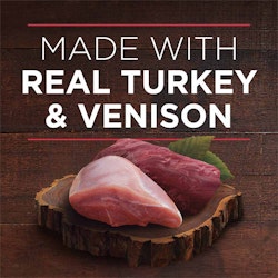 Made with real turkey & vension