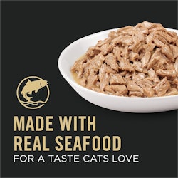 Made with Real Seafood for Taste Cats Love