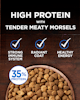 high protein with tender meaty morsels