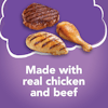 Made with real chicken and beef