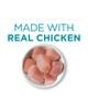 elaborado con carne de pollo real