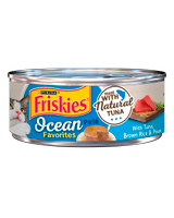 Friskies Ocean Favorites Tuna, Brown Rice & Peas Pate Wet Cat Food