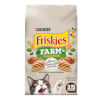 Friskies Farm Favorites With Chicken And Flavors of Carrots & Spinach Dry Cat Food package