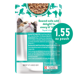 Friskies Lil Grillers with Ocean Fish in Gravy Cat Food Topper