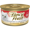 Fancy Feast Classic Pate Tender Beef and Chicken Feast Gourmet Wet Cat Food