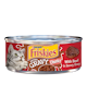 Alimento húmedo para gatos Friskies trozos de carne de res en salsa extra preparada con jugo de cocción