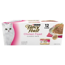 Fancy Feast Classic Paté Chicken Feast Wet Cat Food Variety Pack – 12 Cans