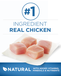 made with real chicken as the first ingredient