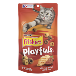 Friskies Playfuls With Real Chicken and Liver Flavor pack shot