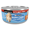 Puppy Chow Wet Canned Puppy Dog Food with Real Beef