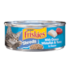 Alimento húmedo para gatos Friskies Tiras con pescado blanco marino y atún en salsa