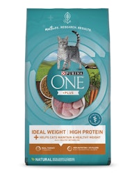 Purina one ideal weight high protein turkey cat food