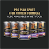 Fórmulas Pro Plan Sport ricas en proteínas, también disponibles en alimento húmedo