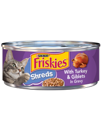 Friskies Shreds With Turkey & Giblets in Gravy Adult Wet Cat Food