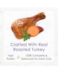 Crafted with real Turkey and Sweet Potatoes