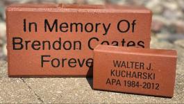 memorial brick pavers available at Purina Farms