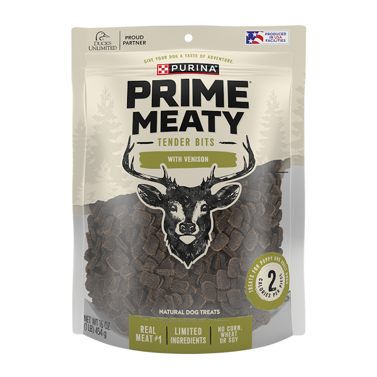 Prime Meaty Tender Bits With Real Venison Natural Dog Treats