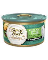 White Meat Chicken Tuscany Wet Cat Food With Long Grain Rice & Spinach in a Savory Sauce 