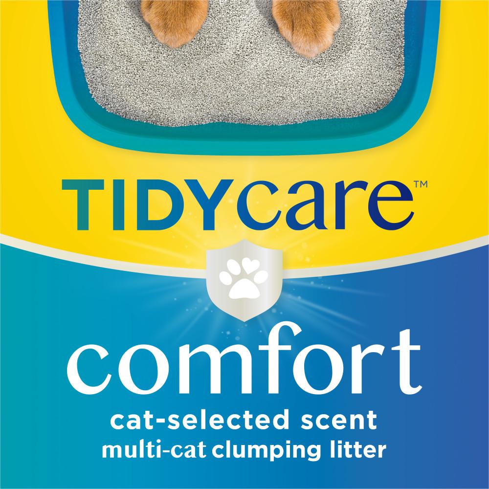 Tidy cats comfort care unscented cat litter purina