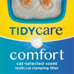 Tidy Care Comfort cat-selected scent multi-cat clumping litter