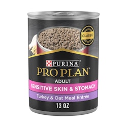 Purina Pro Plan Sensitive Skin and Stomach Wet Dog Food Pate Turkey and Oat Meal Entree 