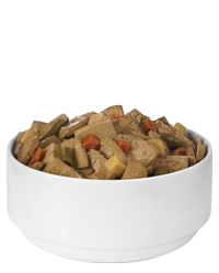 Plato de alimento húmedo para perros