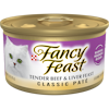 Alimento húmedo <i>gourmet</i> para gatos Fancy Feast Classic Paté de carne tierna de res e hígado