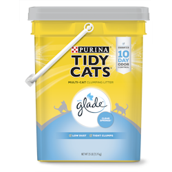 Tidy Cats Clumping Clear Springs pail