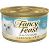 Alimento húmedo <i>gourmet</i> para gatos Fancy Feast Classic de paté de mariscos