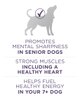 promotes mental sharpness in senior dogs