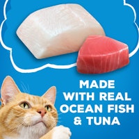 made with real ocean fish and tuna