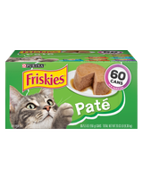 Friskies Pate Wet Cat Food Variety Pack 60 Count