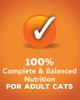 100% complete & balanced nutrition for adult cats 