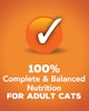 100% complete & balanced nutrition for adult cats 