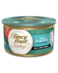 Fancy Feast Medleys Tuna Florentine With Spinach in a Light Broth 
