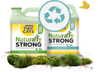 Naturally strong cat litter products