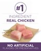 number one ingredient is real chicken