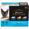 Pro Plan Urinary Tract Health Ocean Whitefish Entrée, With Salmon Entrée Classic Variety Pack 24 Count Wet Cat Food